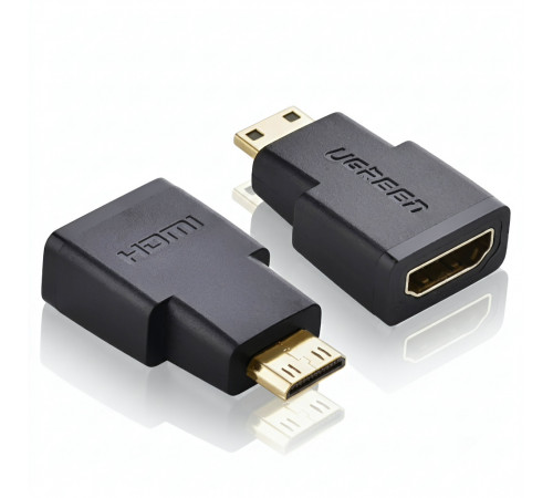 Видеопереходник-адаптер | Mini-HDMI на HDMI 4K | UGREEN 20101